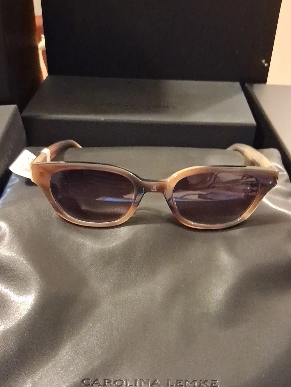 Payton CL9553-3 Carolina Lemke Premium Cat Eye Butterfly Silhouette Sunglasses